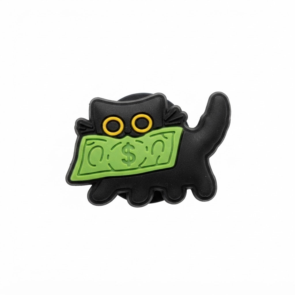 Pin Premium Gatito money