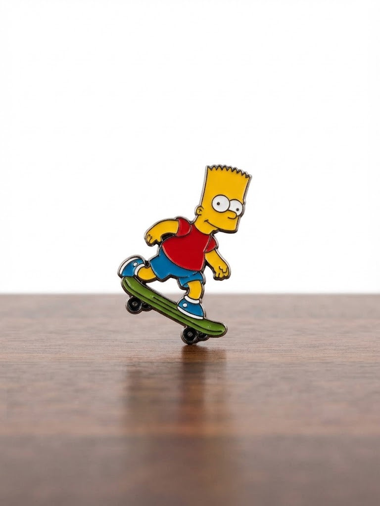 Pin metálico de Bart Simpson